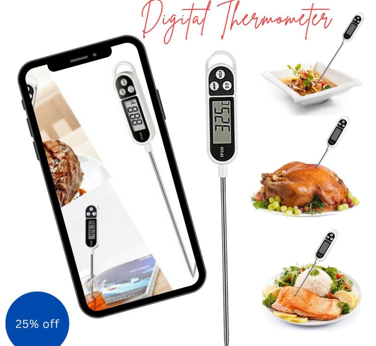 Termometer Digital Food Digital Food Thermometer - Spider Hospitality -