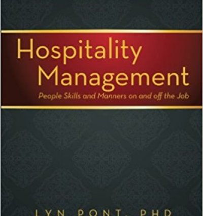 Book for sale: Hospitality Management: peoples skills and manners on and off the job.
