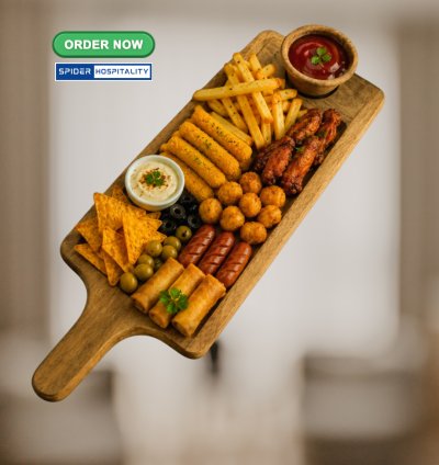 Wooden Snacks Platter